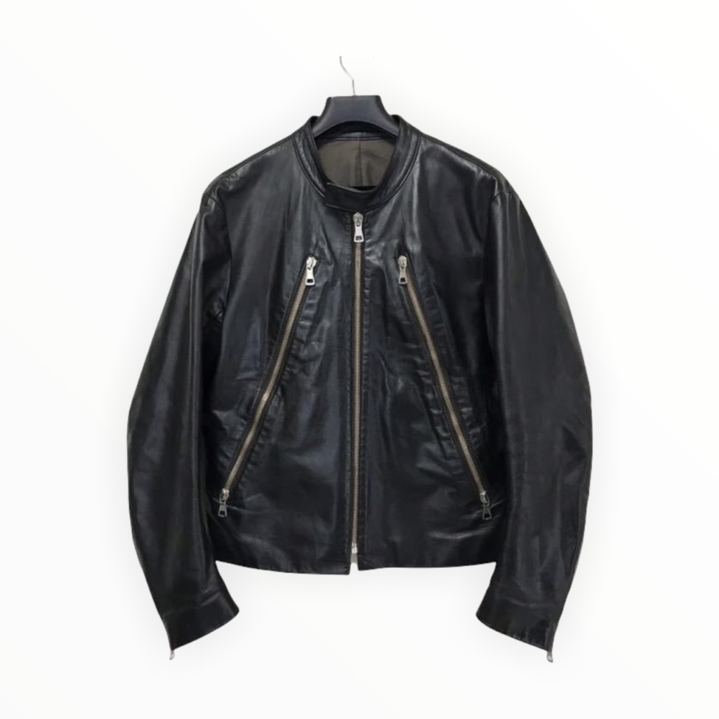 Maison Martin Margiela 5 Zip Lether Jacket