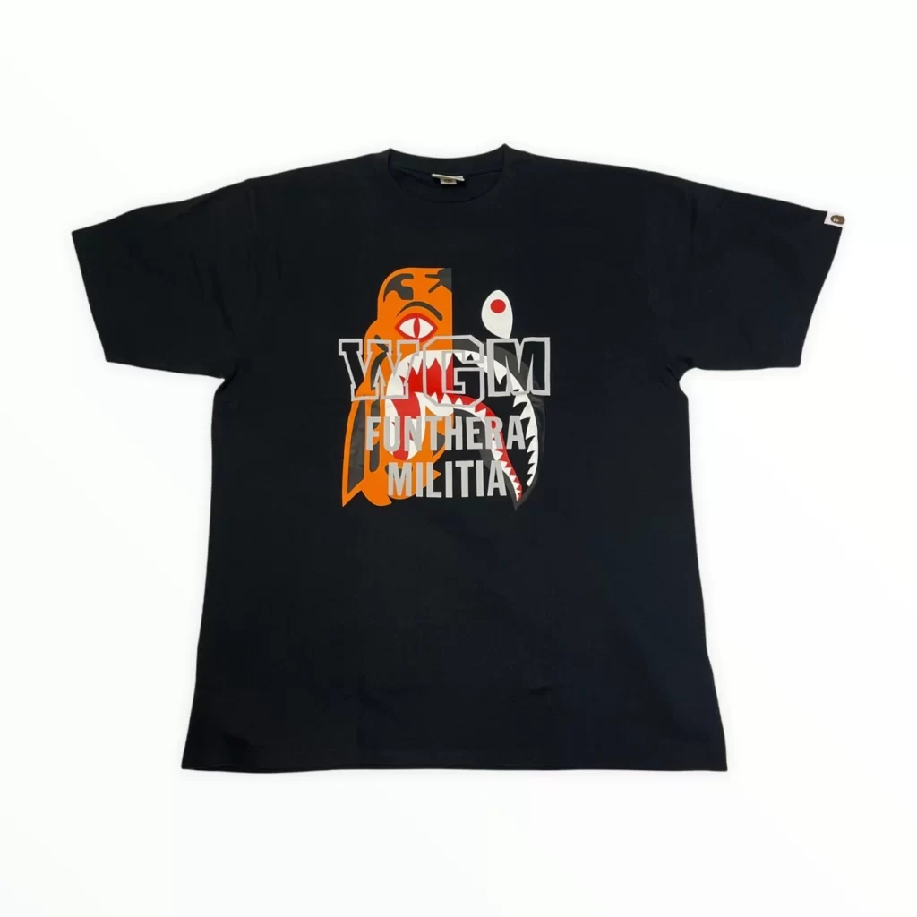 A BATHING APE TIGER SHARK Tシャツ タイガー シャーク