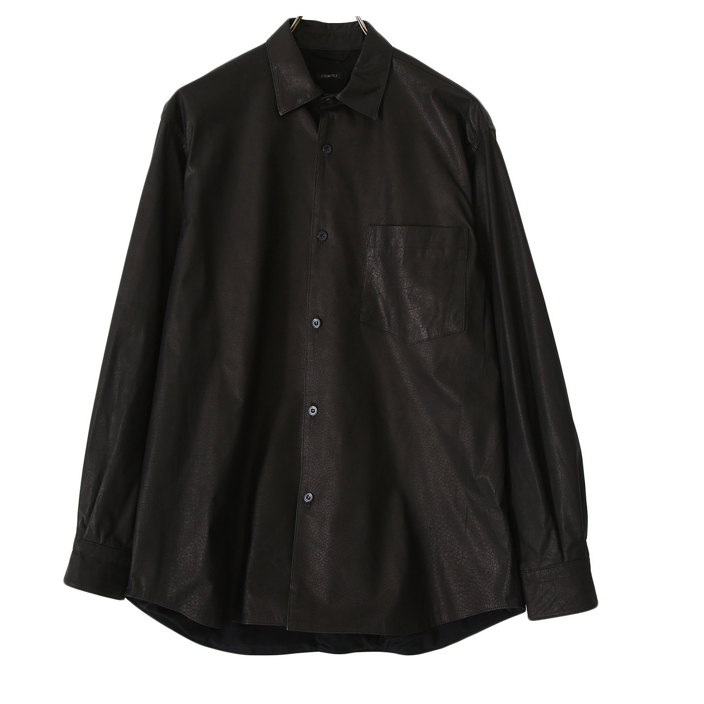 COMOLI LEATHER SHIRT