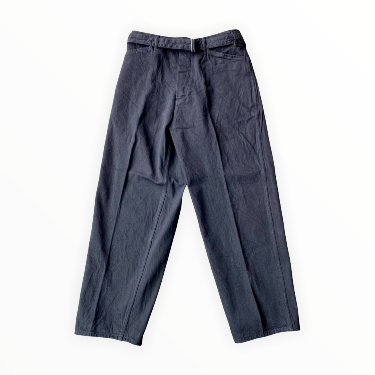 COMOLI Denim Belted Pants