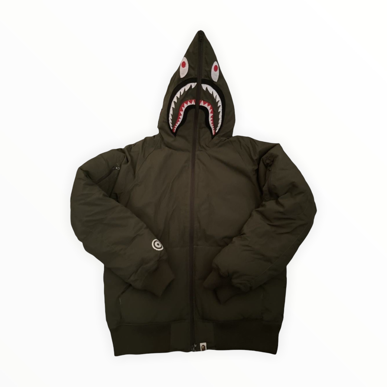 A BATHING APE SHARK DOWN JACKET