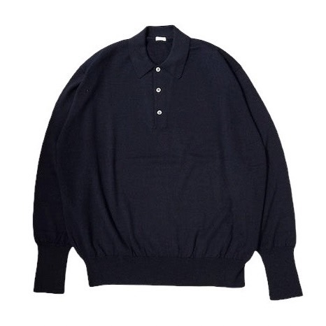 A.PRESSE L/S Knit Polo Shirt