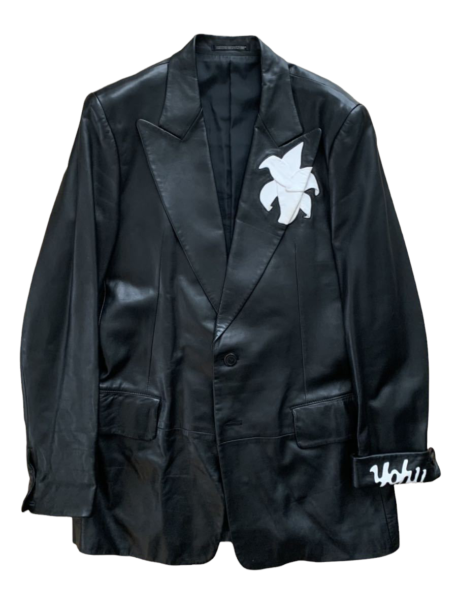 Yohji Yamamoto POUR HOMME 03AW レザーテーラードジャケット