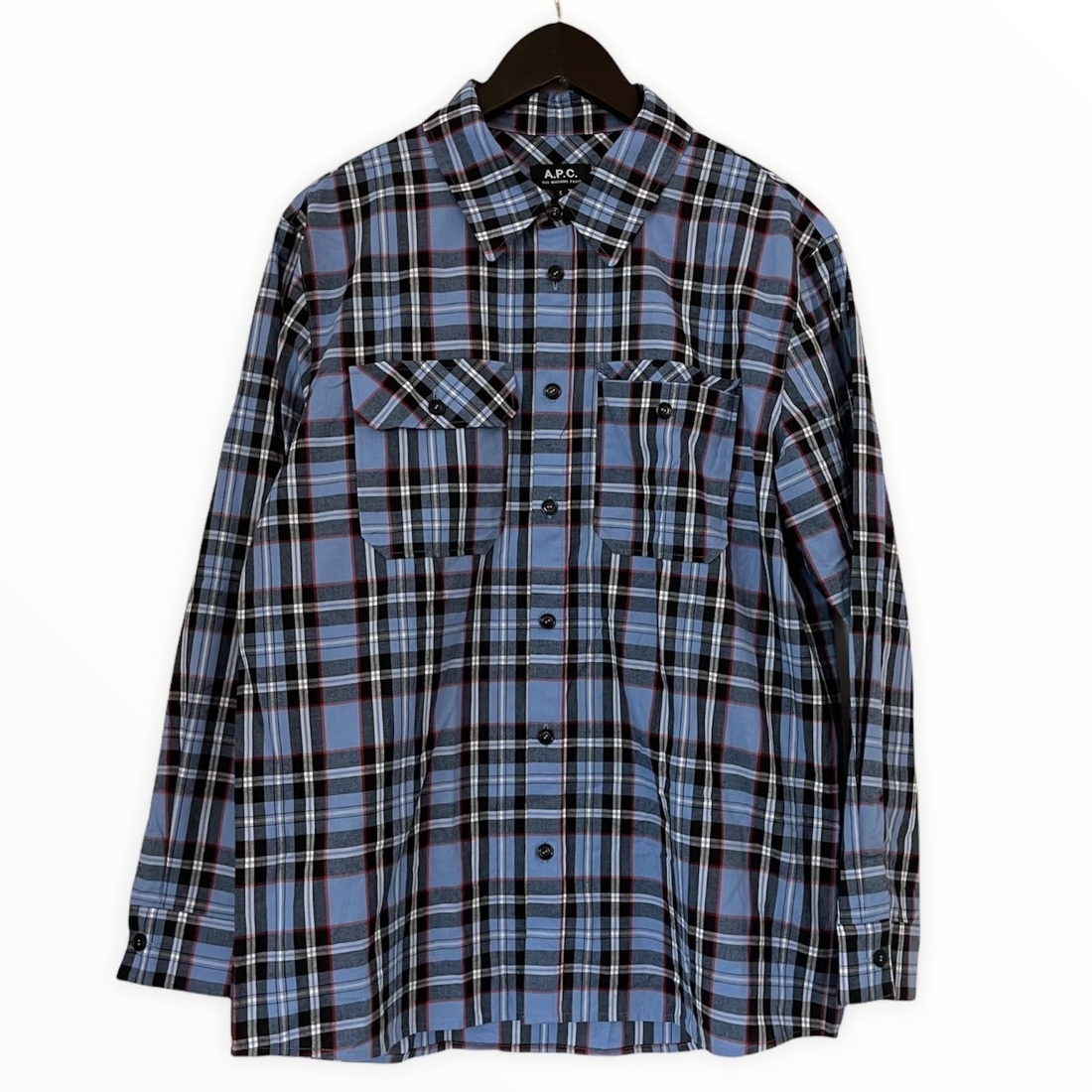 A.P.C. 21SS Marceau Check Overshirt