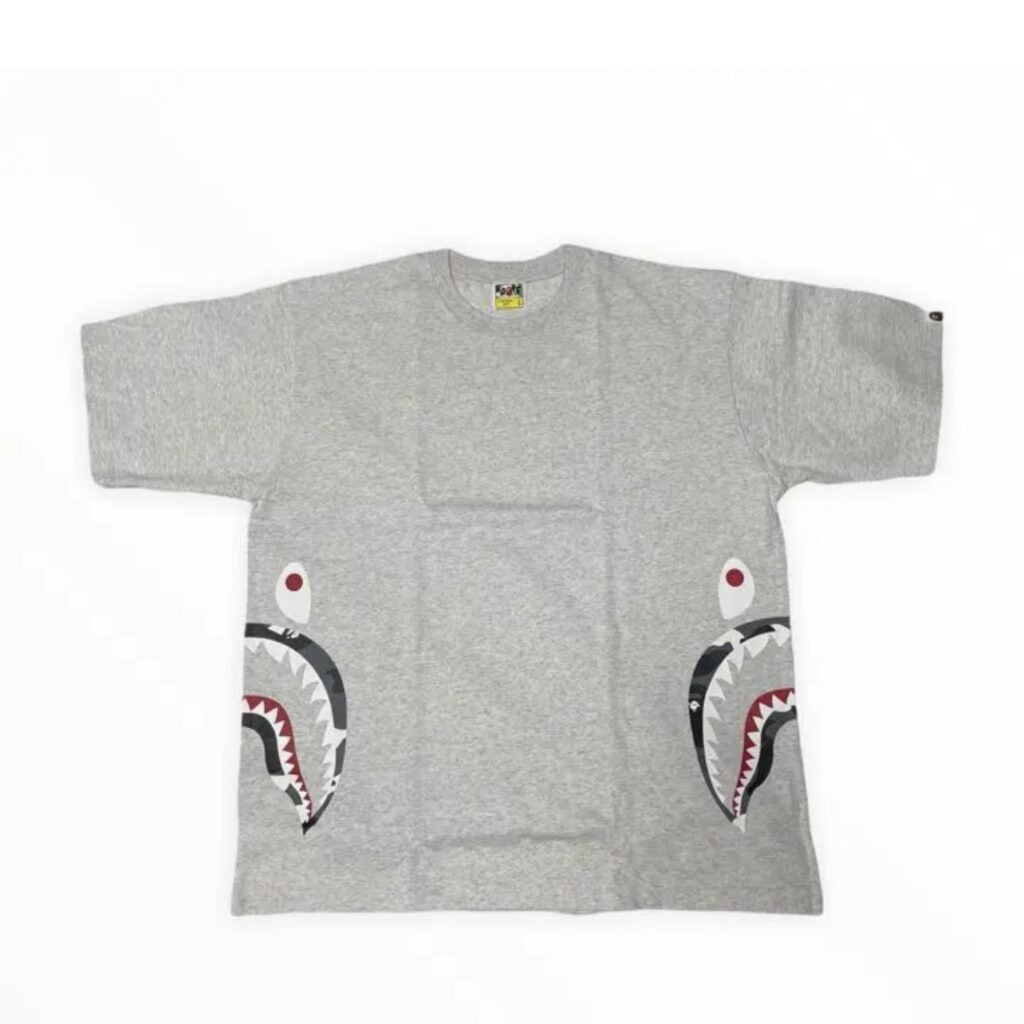 A BATHING APE CITY CAMO SIDE SHARK T-shirt