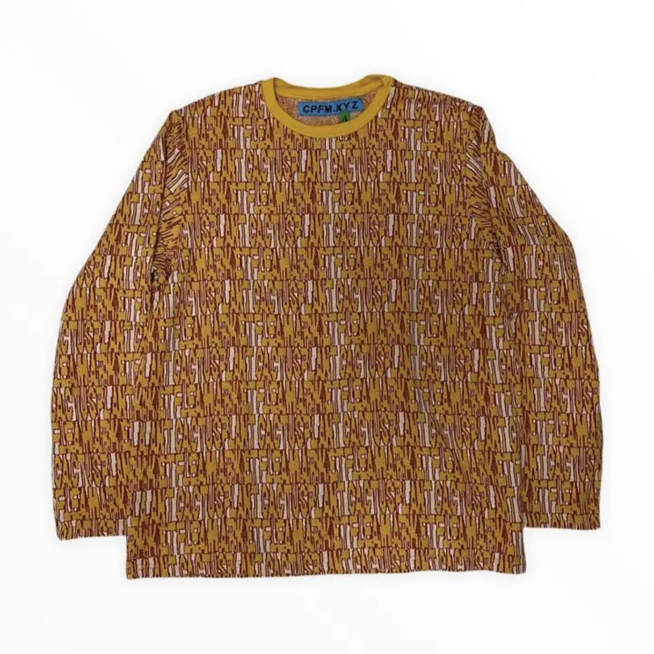 Cactus Plant Flea Market カクタスプラントフリーマーケット Anxiety Jacquard Longsleeve
