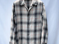 UNUSED アンユーズド 15SS COTTON OMBRE CHECK PAJAMA SHIRT