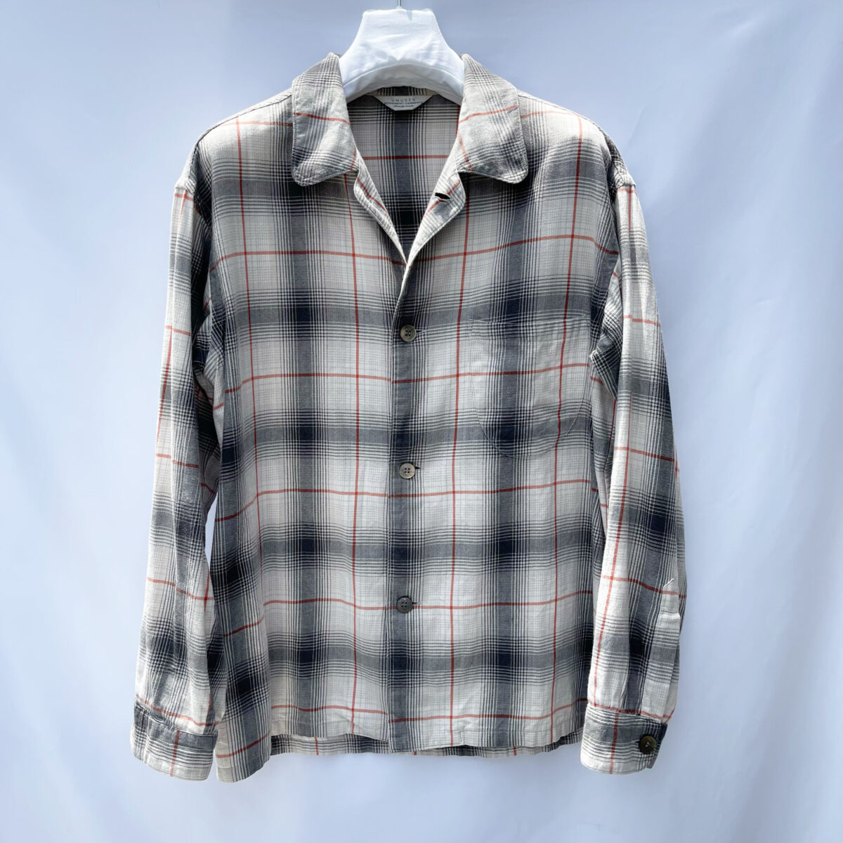 UNUSED アンユーズド 15SS COTTON OMBRE CHECK PAJAMA SHIRT