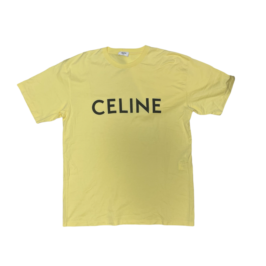 CELINE セリーヌ　ルーズロゴプリントTシャツ
