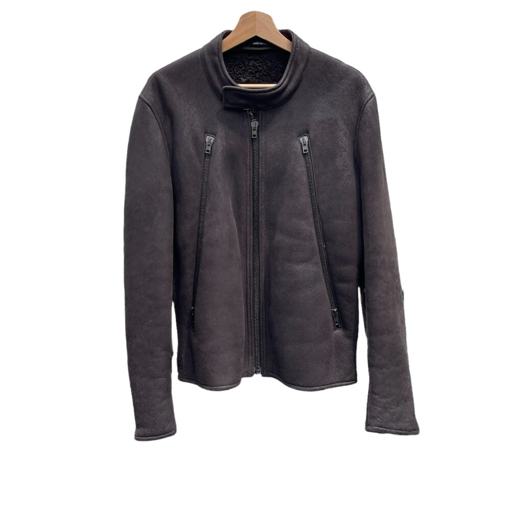 Maison Martin Margiela ムートンレザー八の字ジャケット