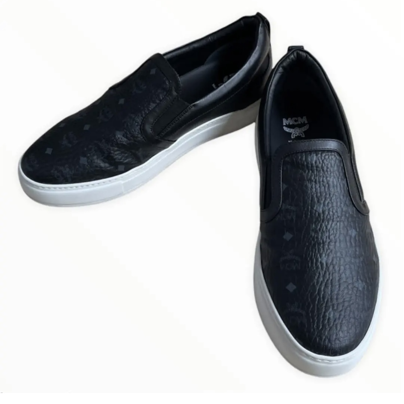 MCM Logo Slip-on Sneaker