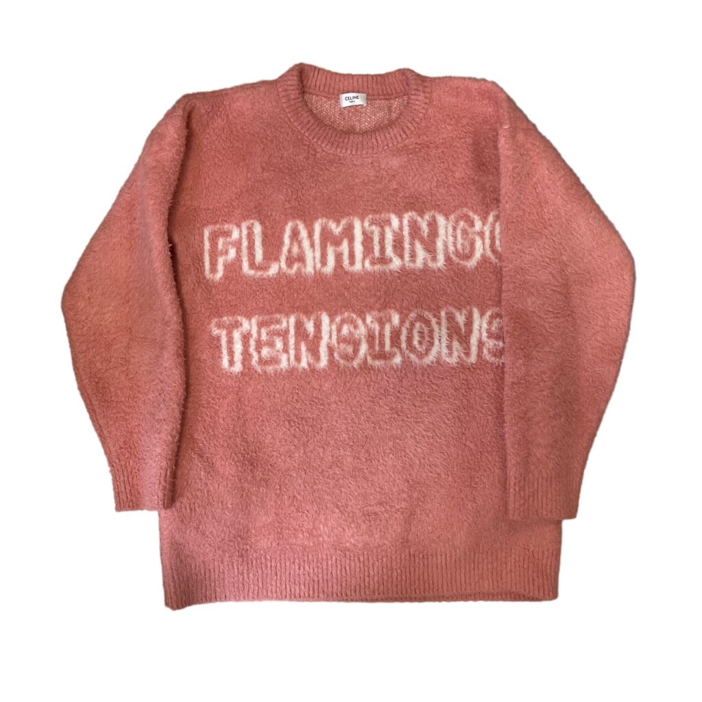 CELINE×SCOTT REEDER 22SS CREW NECK SWEATER IN BRUSHED COTTON