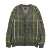 NEEDLES CHECK MOHAIR CARDIGAN