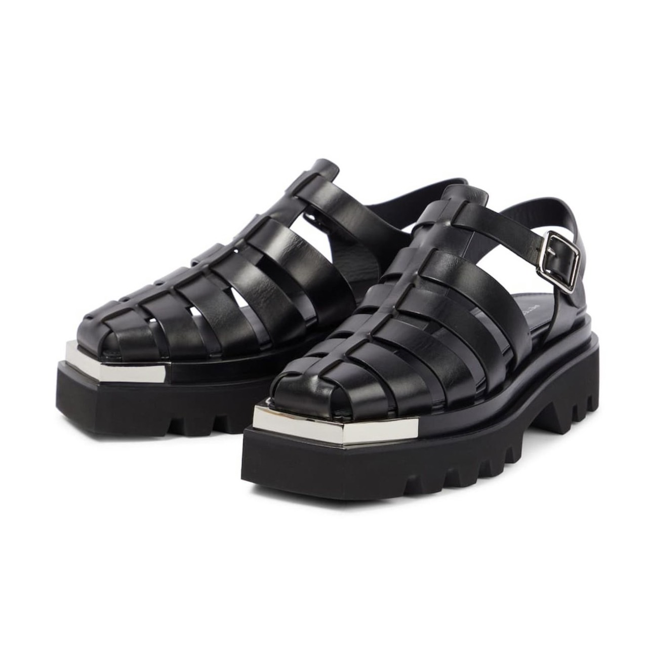 Peter Do Leather platform sandals