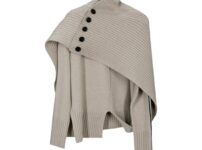 Peter Do cape sweater in wool