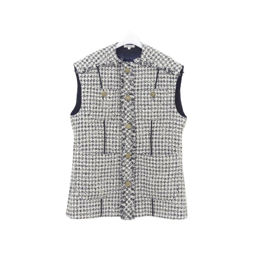 BLAMINK 22AW TWEED VEST