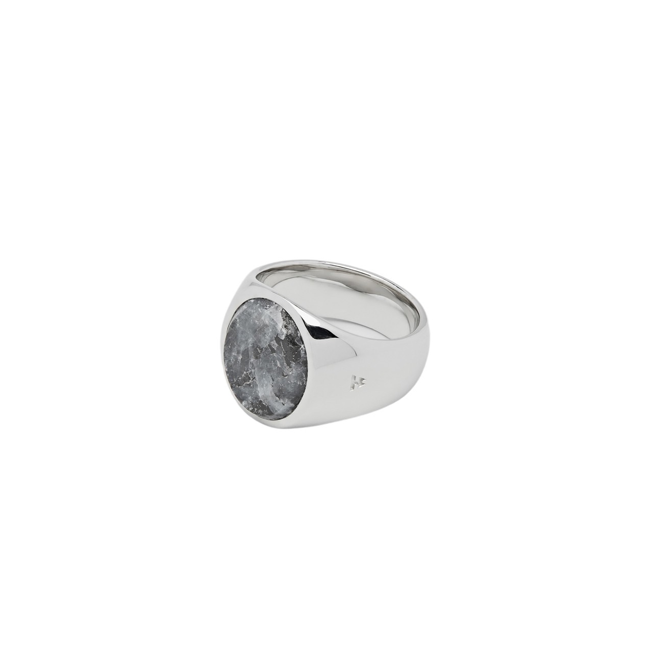 TOM WOOD Oval Larvikite Ring