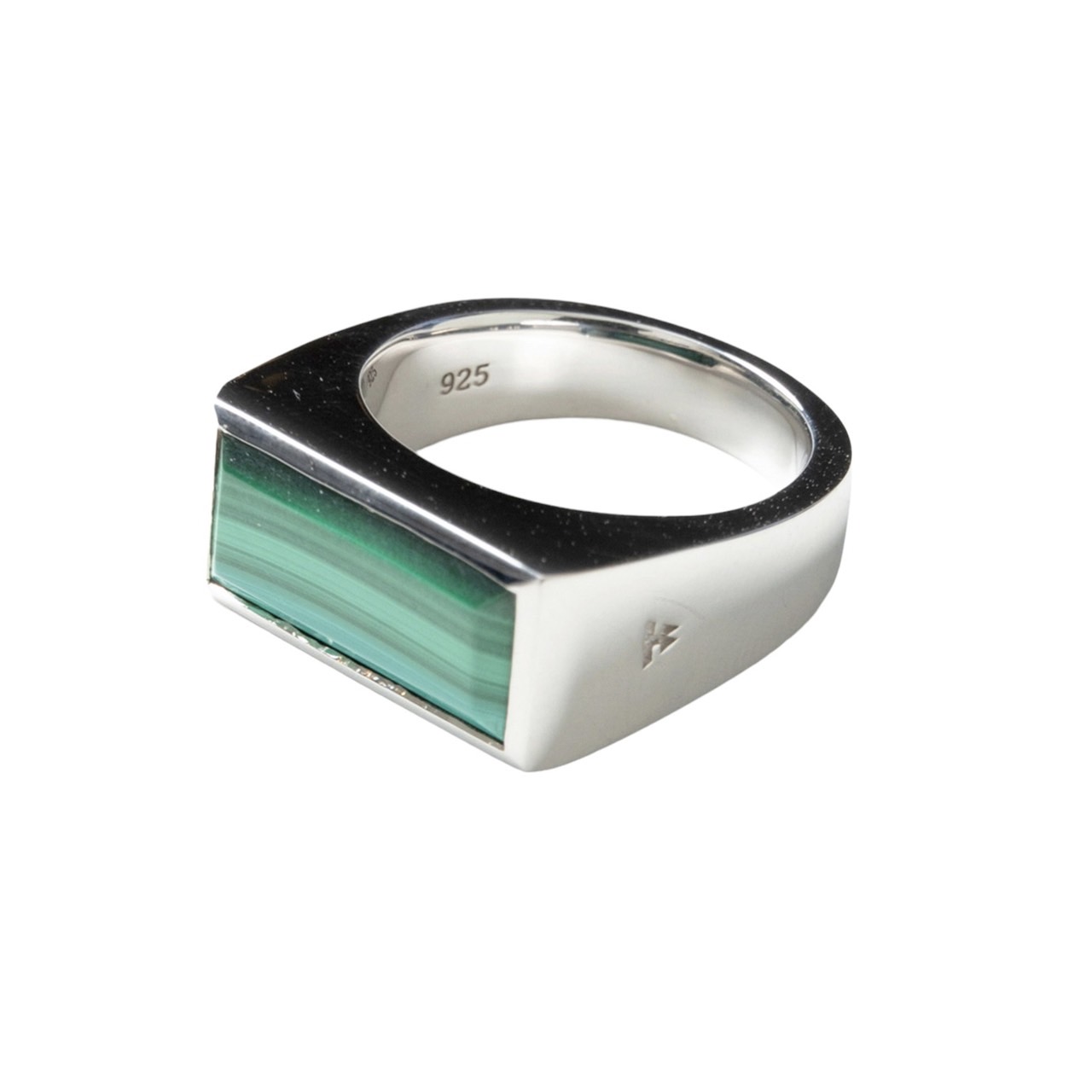 TOM WOOD Peaky ring malachite