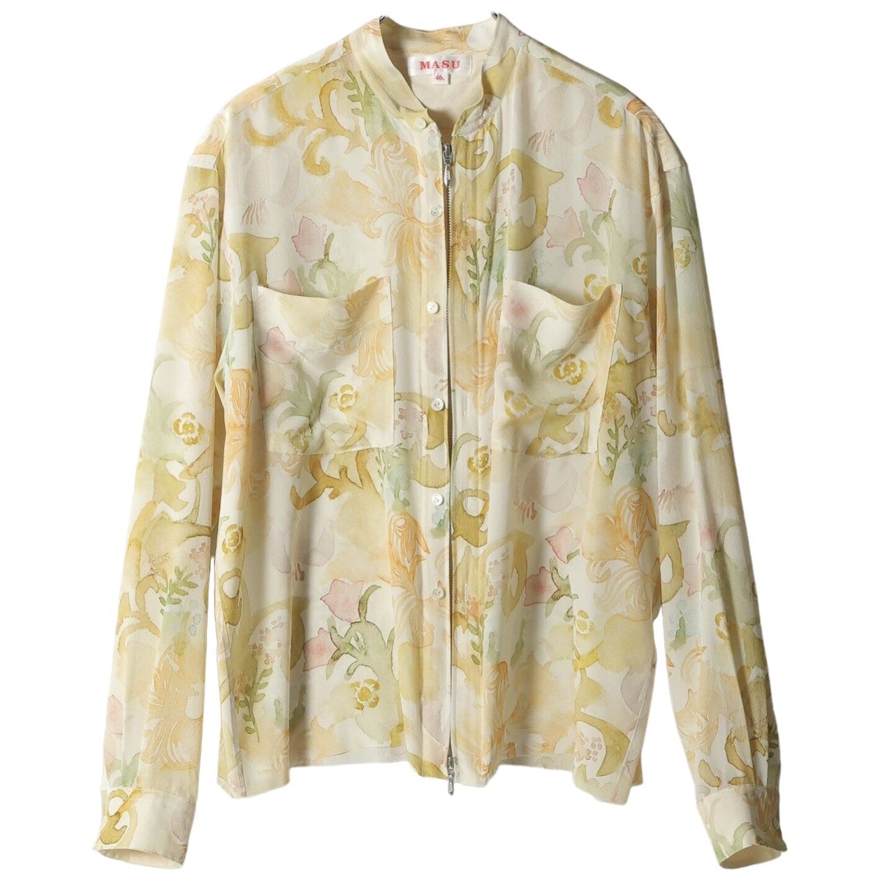 MASU 22SS GRANNY ZIP-UP SHIRTS