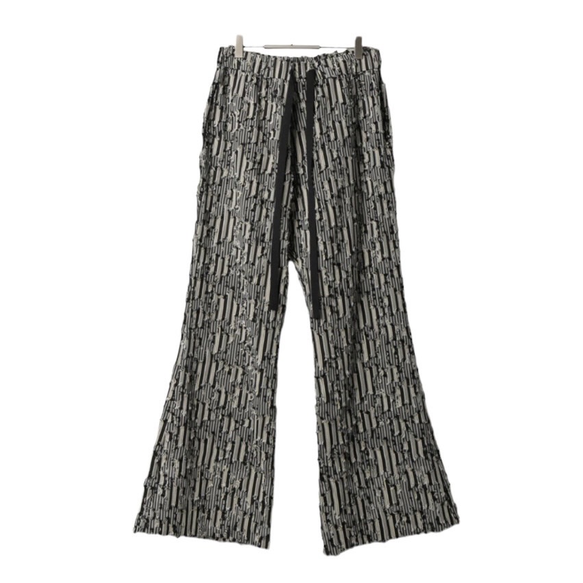 MASU STAR JACQUARD FLARE PANTS