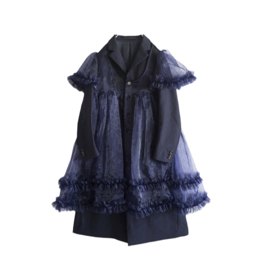 noir kei ninomiya 21AW tulle frill jacket