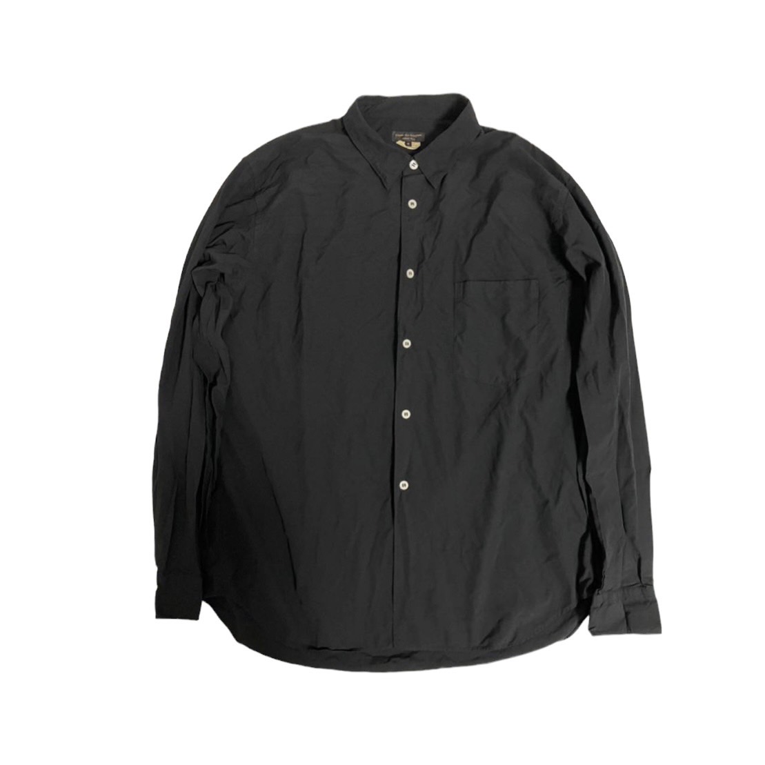 COMME des GARCONS HOMME PLUS ポリエステル縮絨シャツ