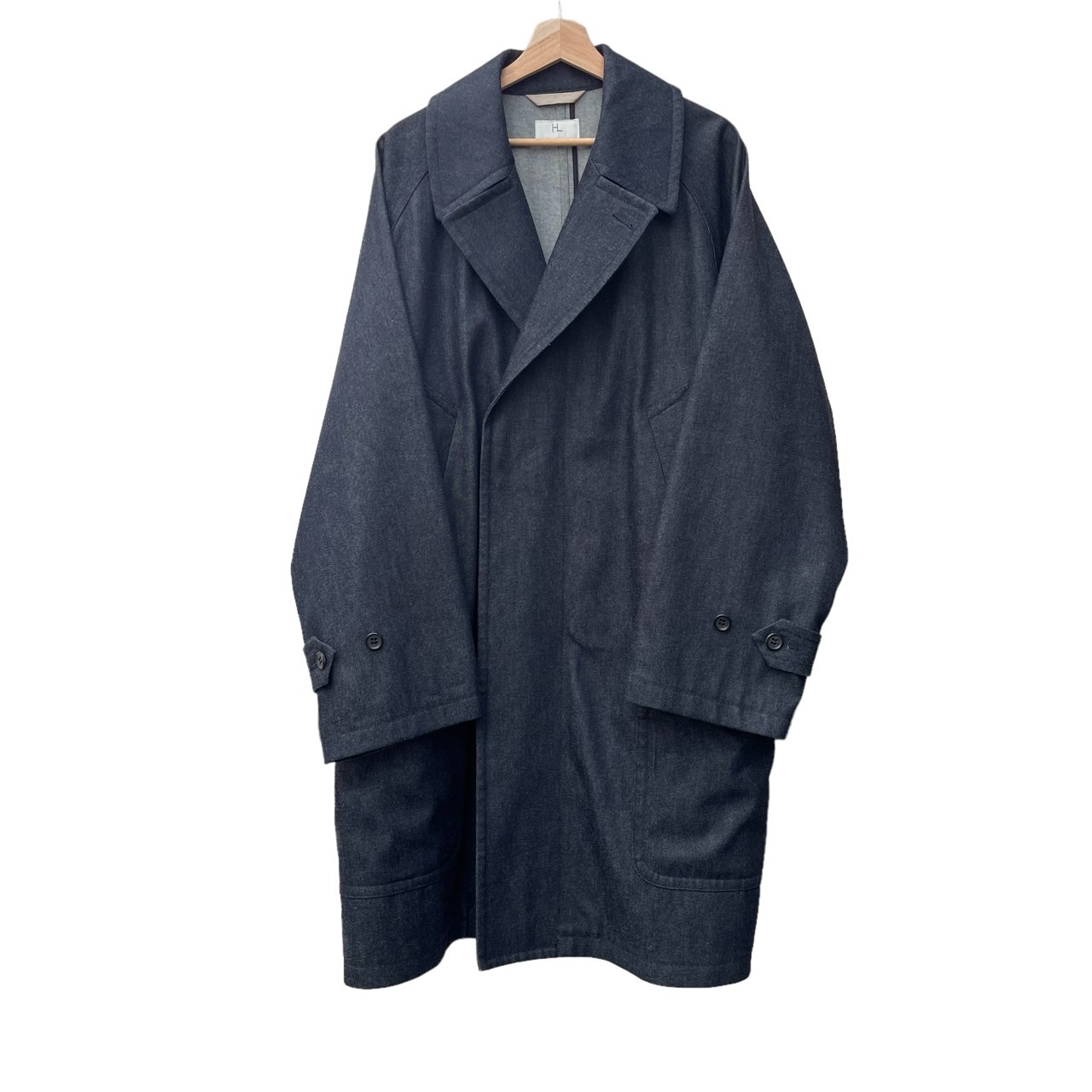 HERILL 21AW Cashmere denim P coat