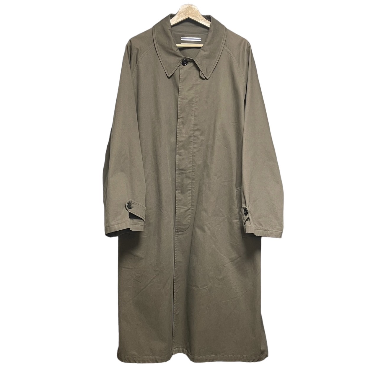 Cristaseya OVERSIZED COTTON TRENCH WITH LEATHER PATCH 買取金額 50,000円