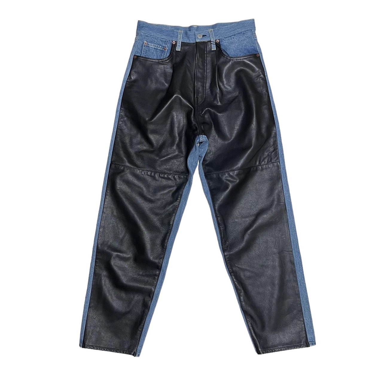 stein 23SS LEATHER COMBINATION VINTAGE DENIM JEANS 買取金額 35,000円