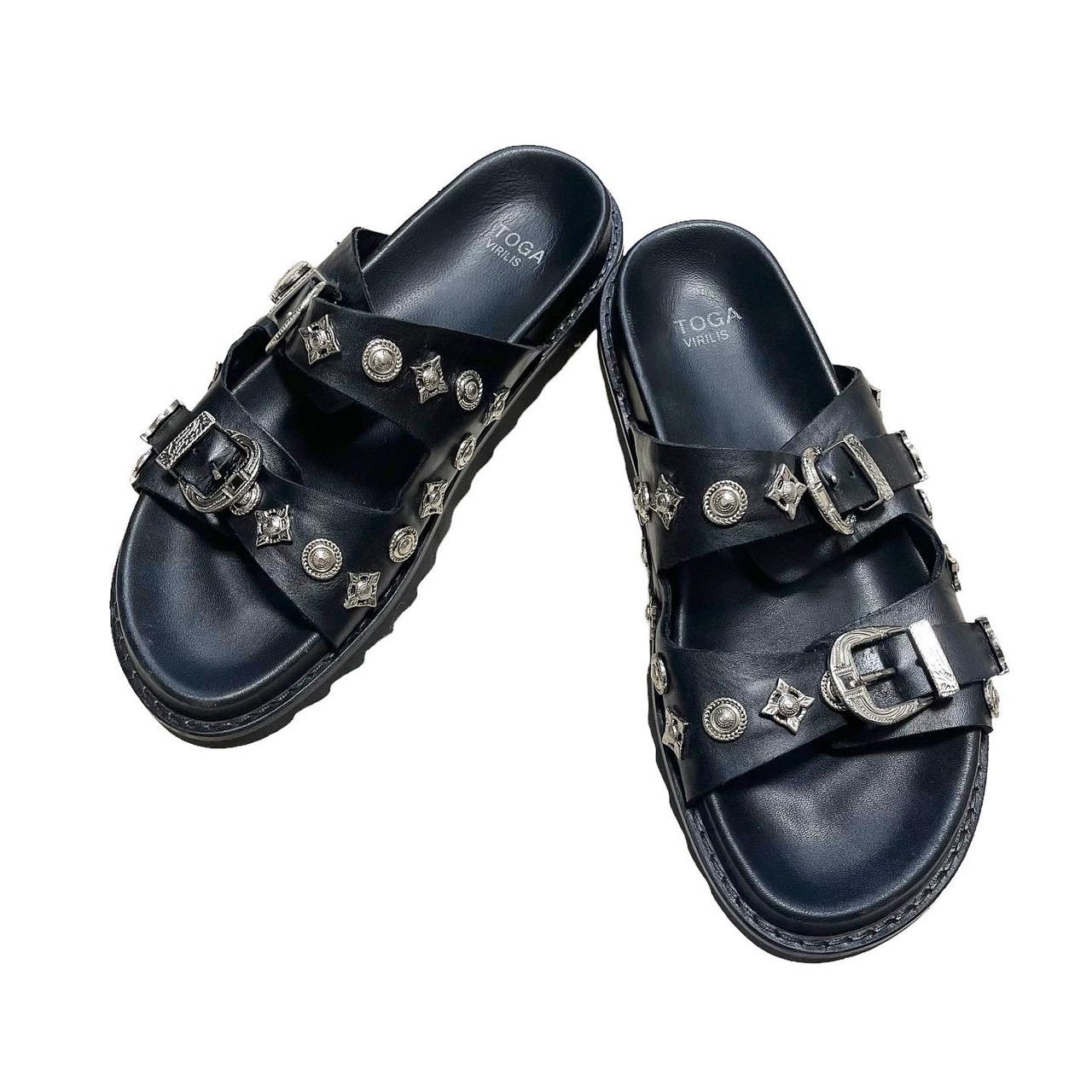 TOGA VIRILIS 17SS STUDS LEATHER SANDAL 買取金額 13,000円