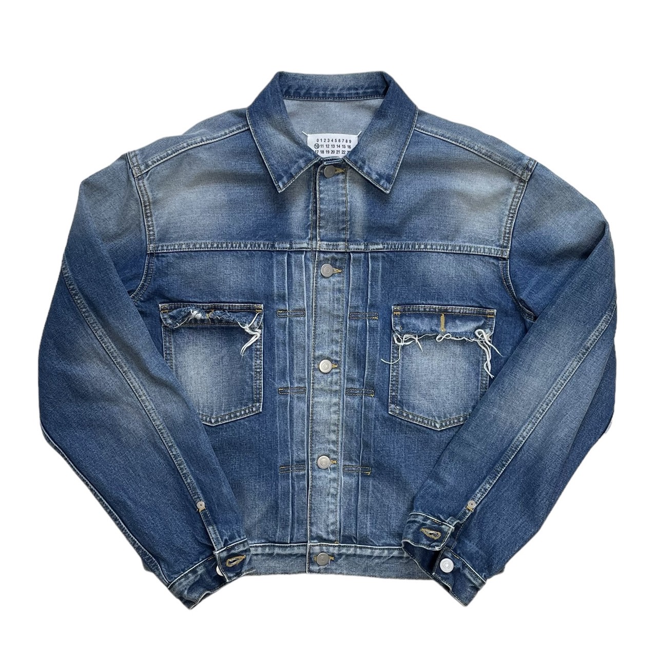 Maison Margiela 22SS ダメージ加工クロップドデニムジャケット S50AM0537 買取金額 28,000円