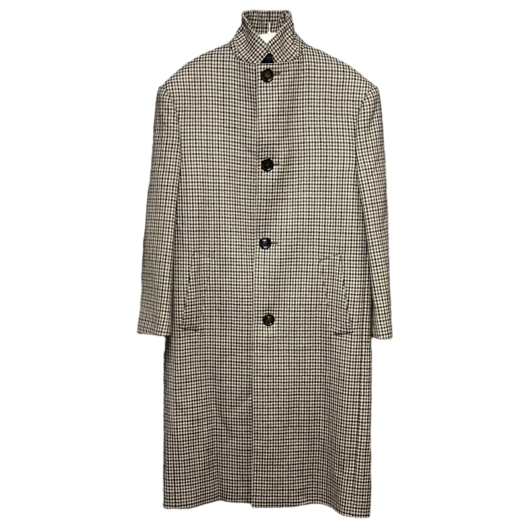 CELINE 21AW HIGH NECK COLLAR COAT IN HOUNDSTOOTH WOOL 2M698562K 買取金額 120,000円