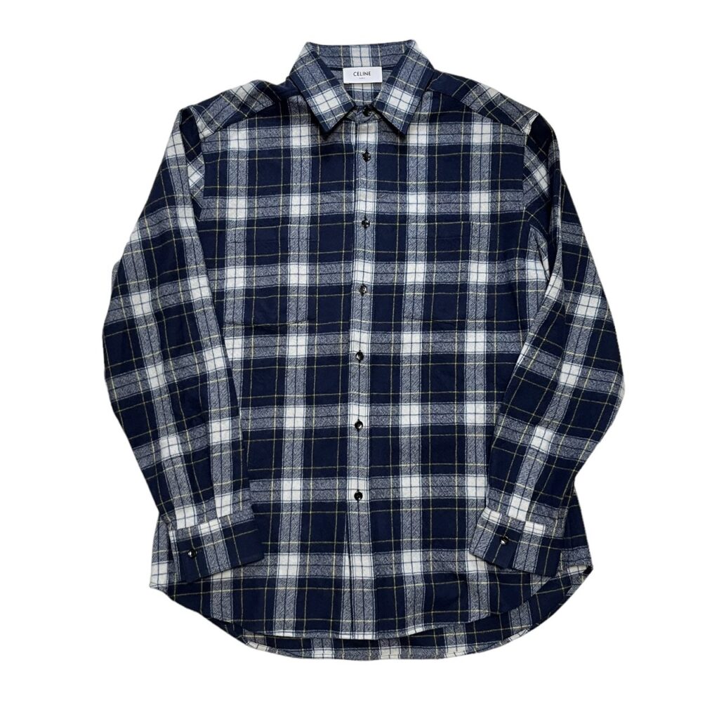 CELINE 21AW WOOL CHECK SHIRTS 買取金額 35,000円