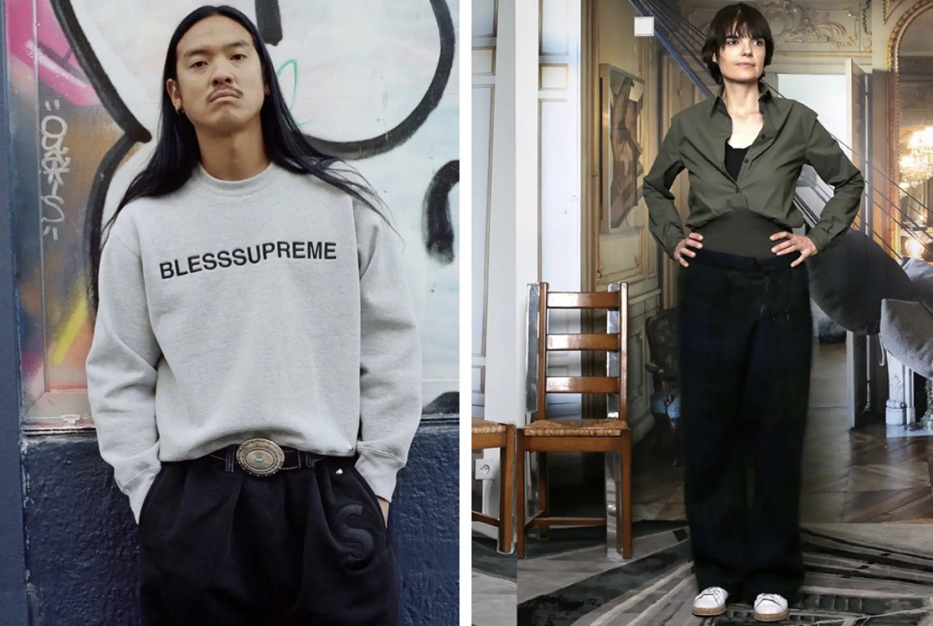 BLESS N°68 ブレス Ultrawidepleated BLACK CORD プリーツコーデュロイ