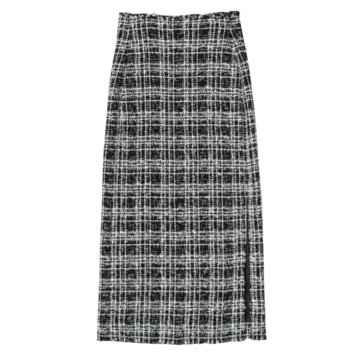 AURALEE オーラリー HOMESPUN SUMMER TWEED SKIRT サマーツイードスカート