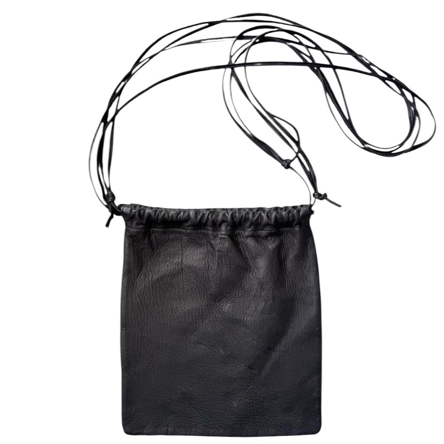 AURALEE オーラリー LEATHER SQUARE STRING POUCH レザーポーチ