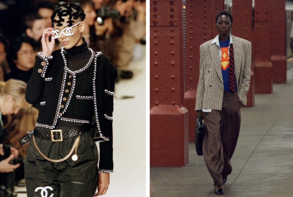 CHANEL(シャネル)のツイードジャケット、ココマークアクセサリー、バッグなどラグジュアリーアイテムの買取イメージ