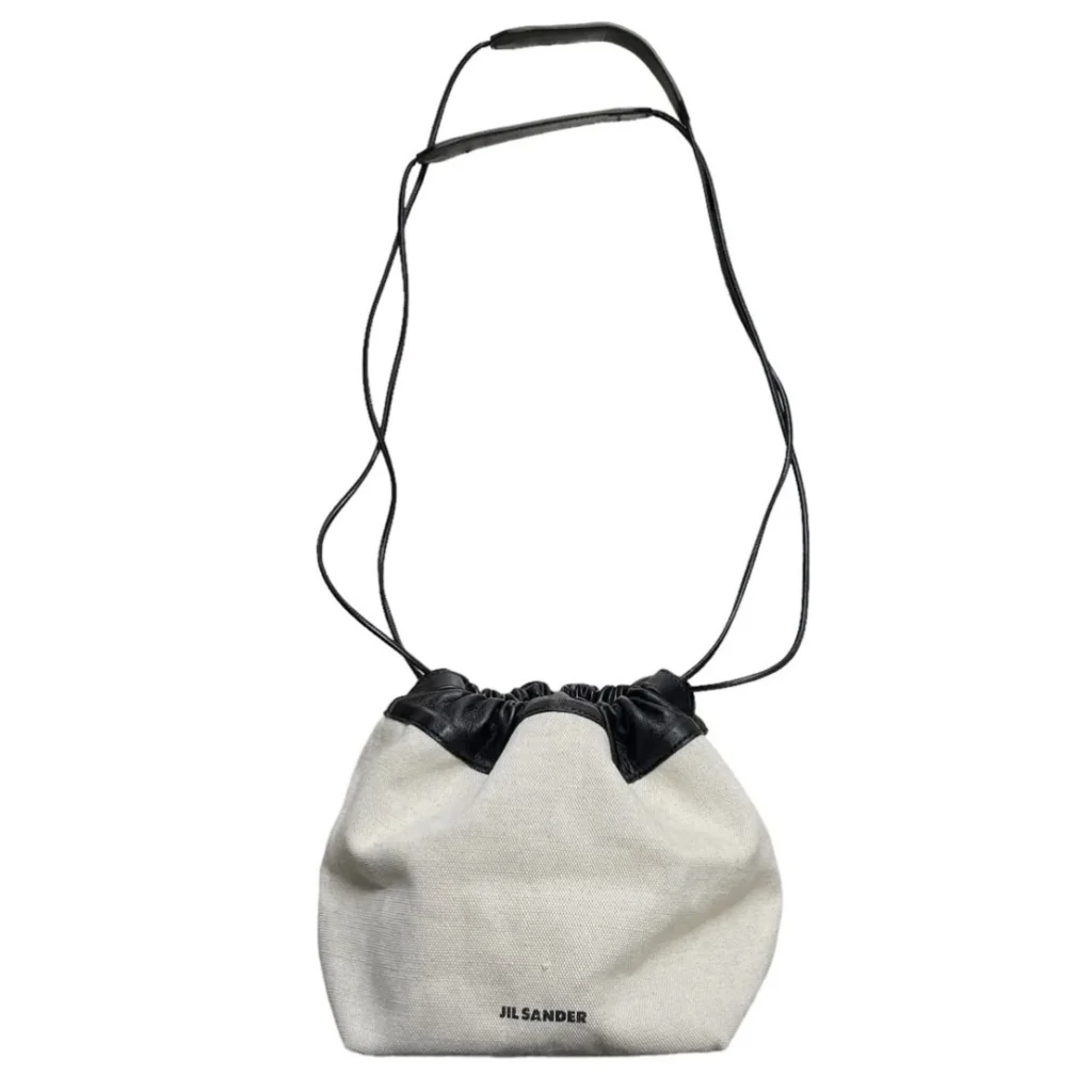 JIL SANDER Drawstring Crossbody Small Bag - 古着宅配買取 JIL SANDER Drawstring Crossbody Small Bag - 古着宅配買取