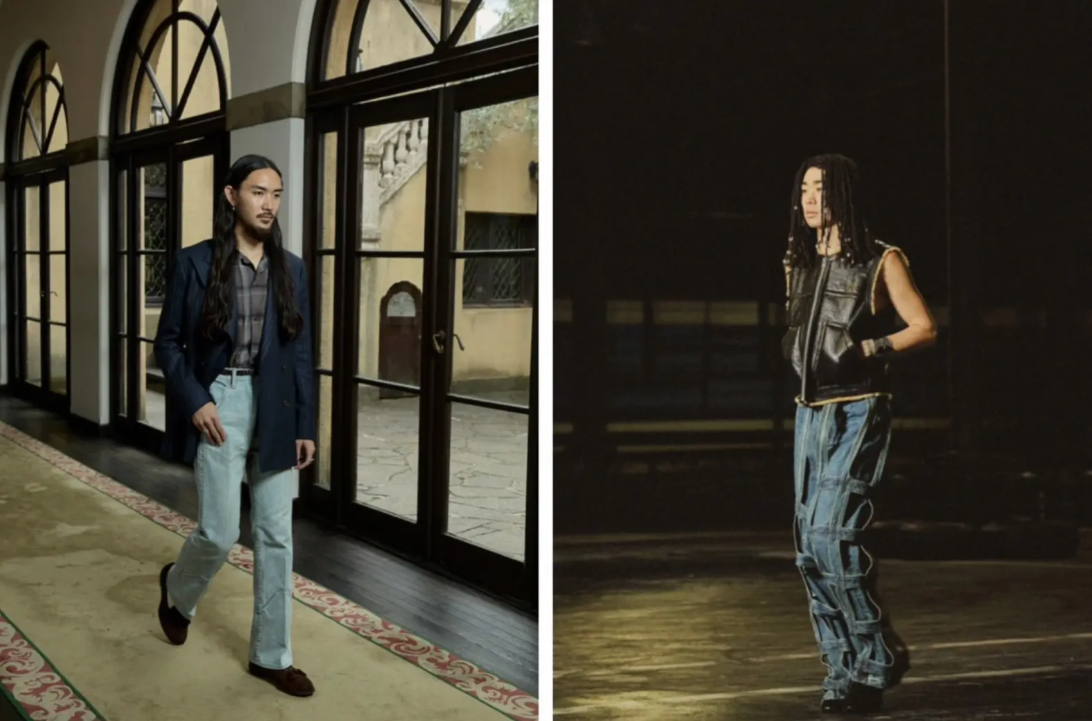 21SS RIGID DOUBLE KNEE BELL BOTTOM DENIM | ヤマダウェブコム