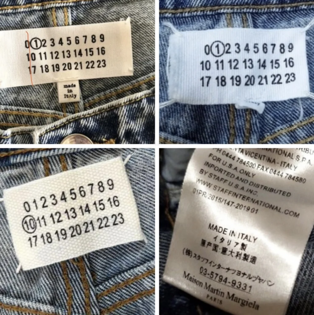 Maison Margiela(メゾンマルジェラ)の偽物のチェックポイントと