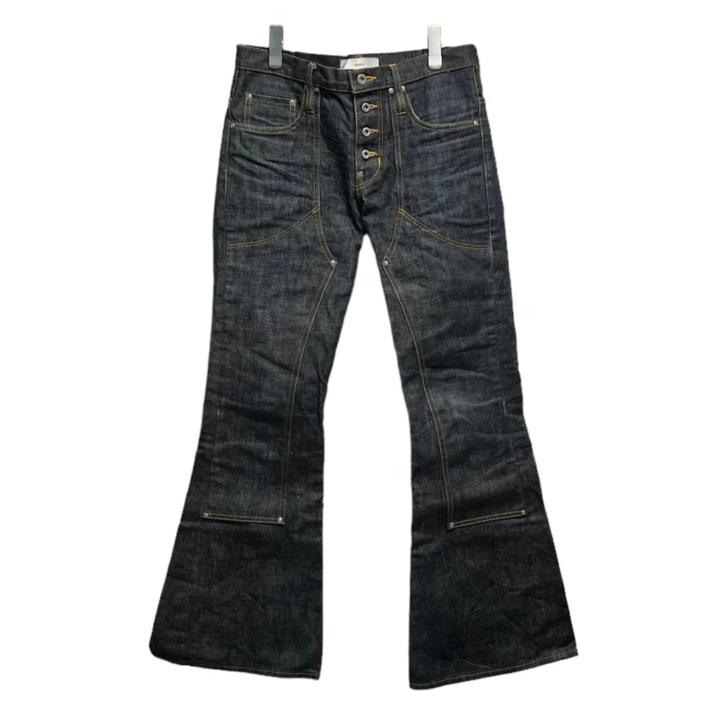 SUGARHILL 21SS Rigid Double Knee Bell Bottom Denim 21SSPT03