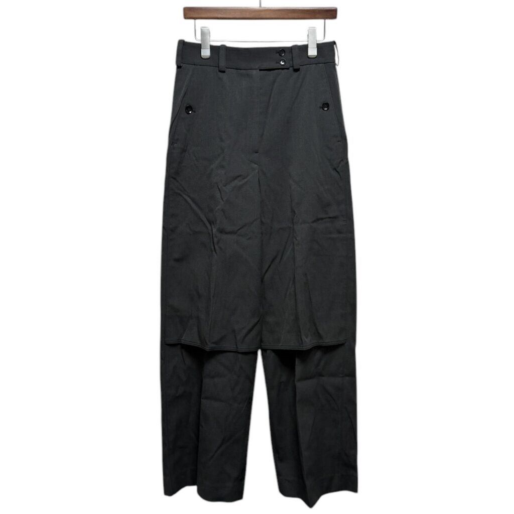 LEMAIRE ルメール 21AW SOFT HIGH WAISTED PANTS ソフトハイウエストパンツ PA415 F625 13992