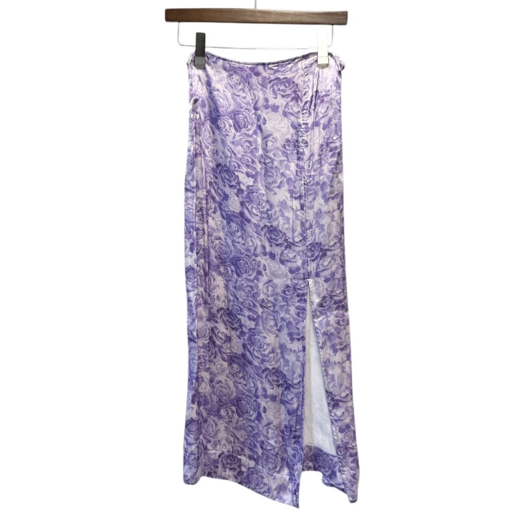 GANNI ガニー 20SS スリットデザイン花柄レーヨンスカート 14157