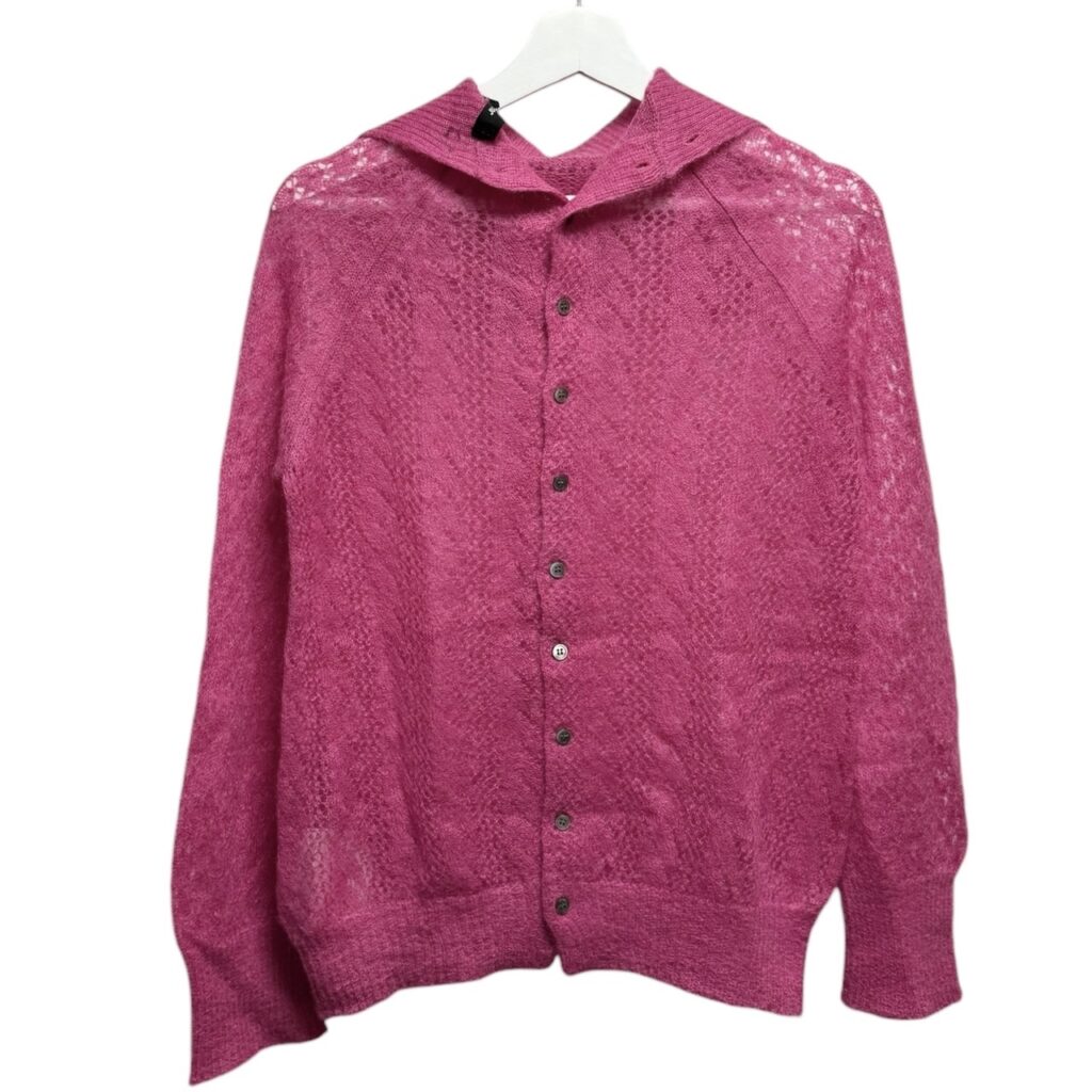 JUNYA WATANABE ジュンヤワタナベ 05AW かぎ編みニットカーディガン JP-N027 14212