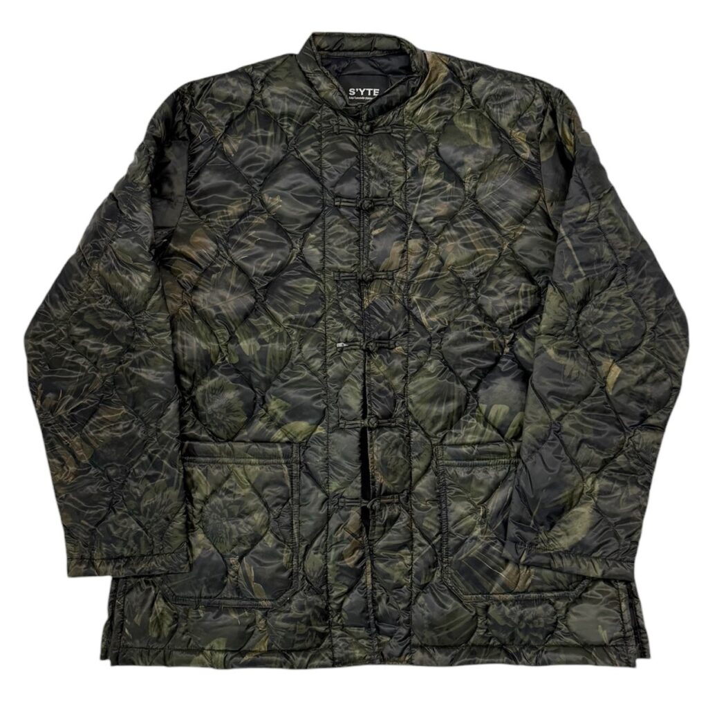 S'YTE×TAION サイト タイオン DAHLIA CAMOUFLAGE QUILTED DOWN CHINA JACKET カモフラキルティングチャイナダウンジャケット UB-J14-921 14235