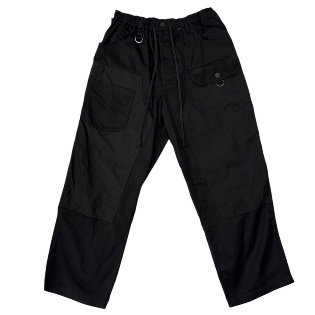 S'YTE by yohji yamamoto サイト ヨウジヤマモト VARIOUS FABRICS CRAZY PATCHWORK DOUBLE KNEE PAINTER PANTS パッチワークペインターパンツ UB-P04-803 14237