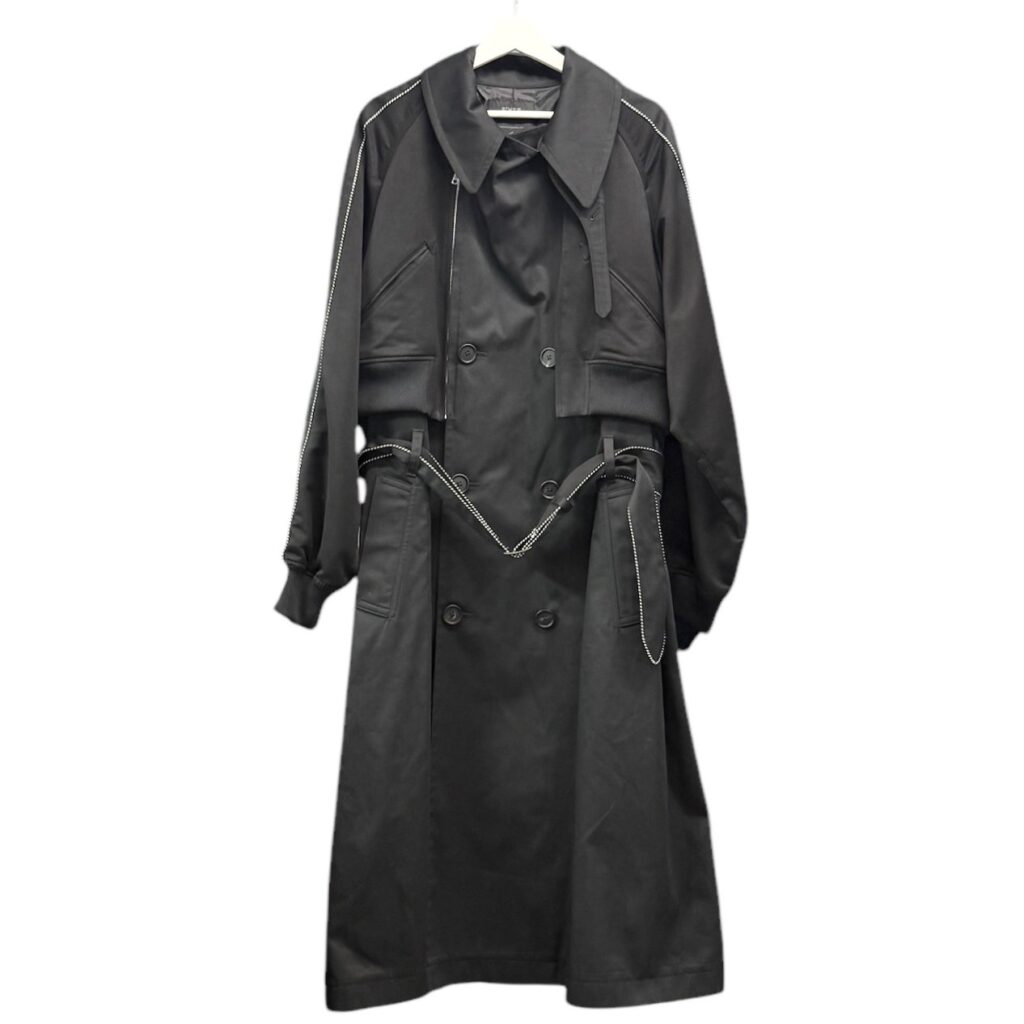 S'YTE by yohji yamamoto サイト ヨウジヤマモト PE/COTTON TWILL "SUKAJAN" TRENCH COAT スカジャントレンチコート UU-C08-012 14243