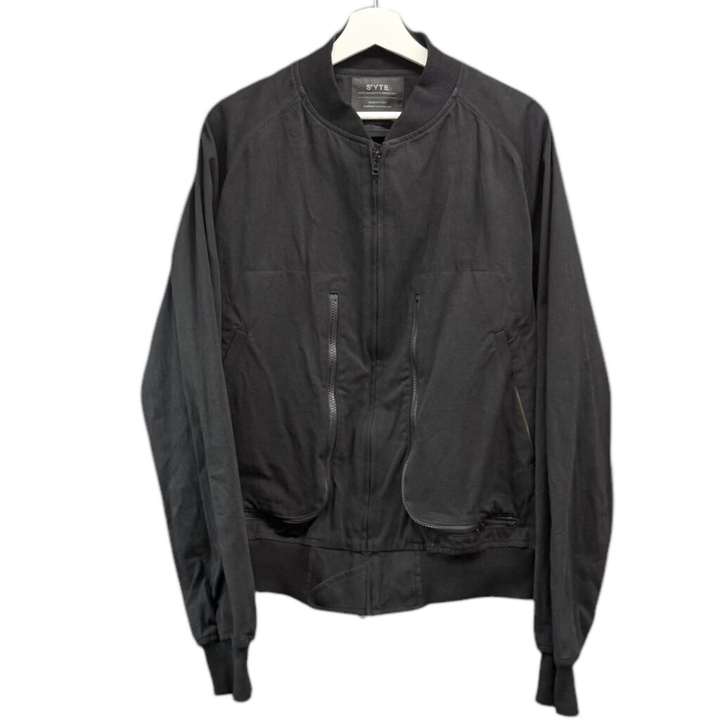 S'YTE by yohji yamamoto サイト ヨウジヤマモト GUSSETED ZIPPERED POCKET BLOUSON コットンヘンプジップブルゾン ジャケット UY-Y03-004 14249