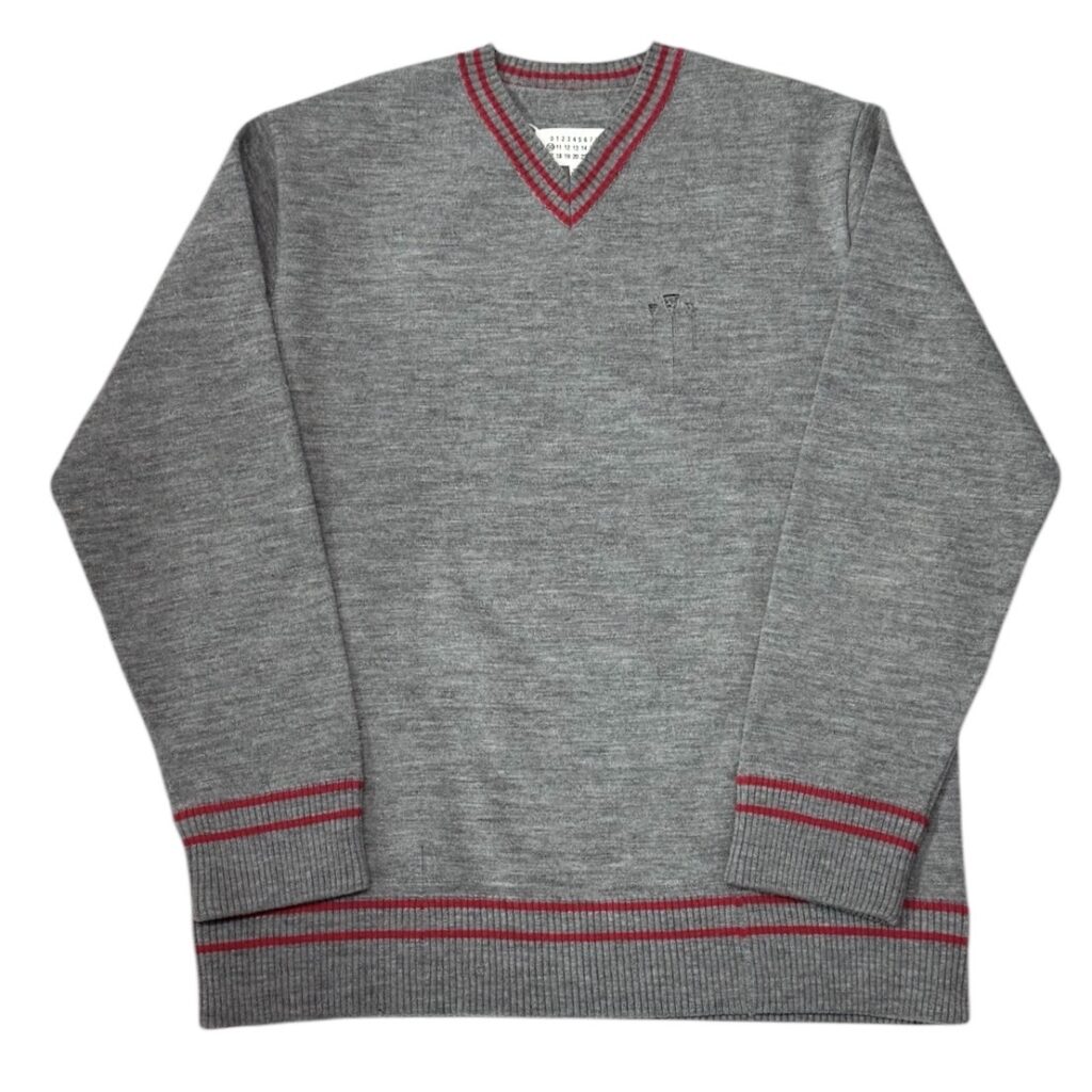 Maison Margiela メゾンマルジェラ ダメージ加工Vネックニット S30HB0238 14260