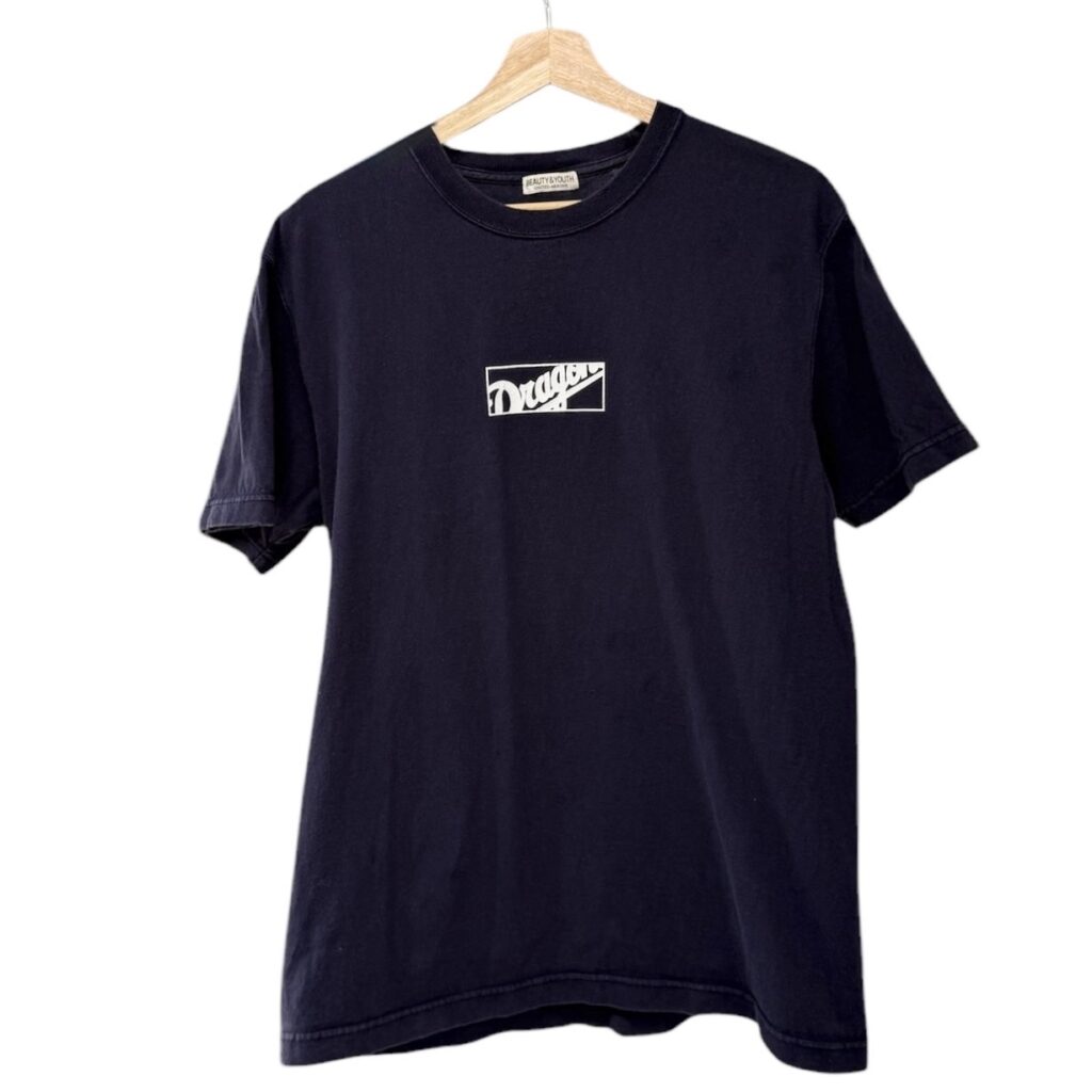 Dragons×BEAUTY&YOUTH 中日ドラゴンズ ビューティーアンドユース 22SS DRAGONS×BY 17 LOGO T プリントTシャツ